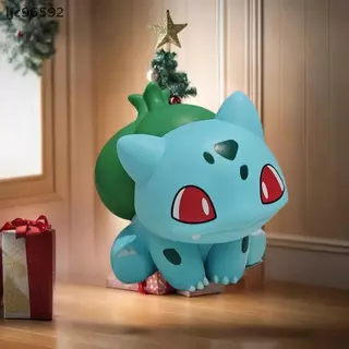 [ljc] 1 Peça Presente De Aniversário Bulbasaur Anime Figuras De Ação Coleção De PVC Decoração Enfeites De Mesa Brinquedo