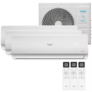 Ar Condicionado Tri-Split Elgin 27000 BTUs 3X12000 Inverter Quente e Frio 220V (MTQE27C2CB) em Oferta na Shopee