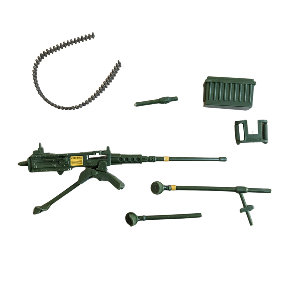 Brinquedo arma calibre .50 calibre machine gun rambo anos 80 - LEIA ...