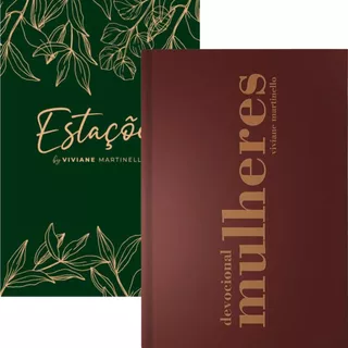 Kit Planner Estações Viviane Martinello Capa Dura + Devocional Mulheres em Oferta na Shopee