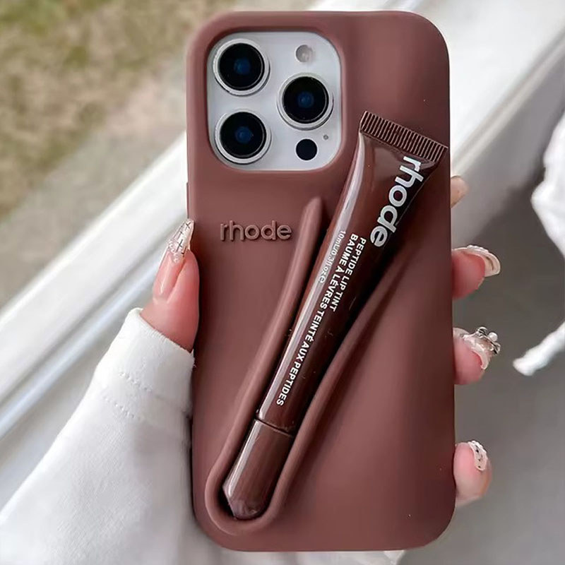 Rhode Sem Brilho Labial Caso Para IPhone 17 ProMax Ar 11 12 13 14