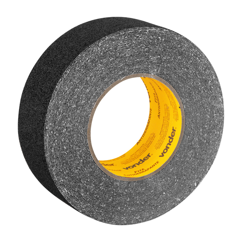 Fita Anti Derrapante Para Escada 15m 50mm Preto Vonder