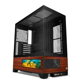 Gabinete Gamer Pichau HX750 Ligno, Mid-Tower, Com Tela LCD, Lateral de Vidro, Preto, PG-HX750LCD-BK em Oferta na Shopee