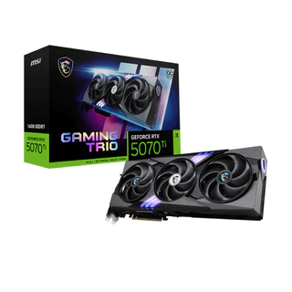 Placa de Vídeo MSI NVIDIA GeForce RTX 5070 Ti Gaming Trio OC, 16GB, GDDR7, DLSS, Ray Tracing, G507T-16GTC