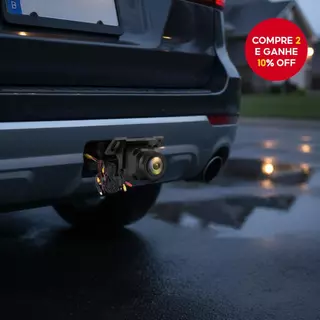 Câmera de Ré AHD 1080P para Veículo com Lente de 170 Graus, Visão Noturna, Assistência de Estacionamento.