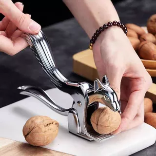 Quebra-nozes Criativo Em Formato De Esquilo Utensílio De Cozinha Em Metal Resistente