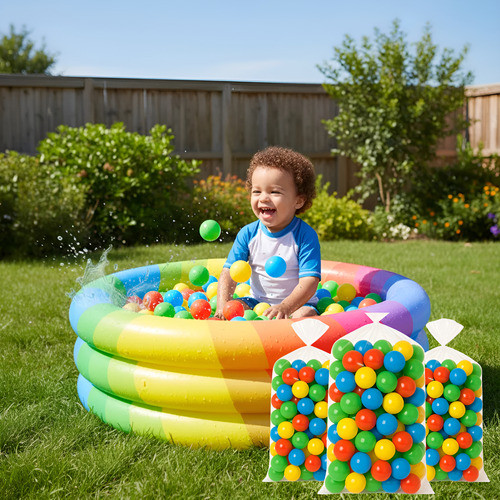 Piscina De Bolinhas Infantil Grande 80 Litros + 100 Bolinhas | Shopee ...