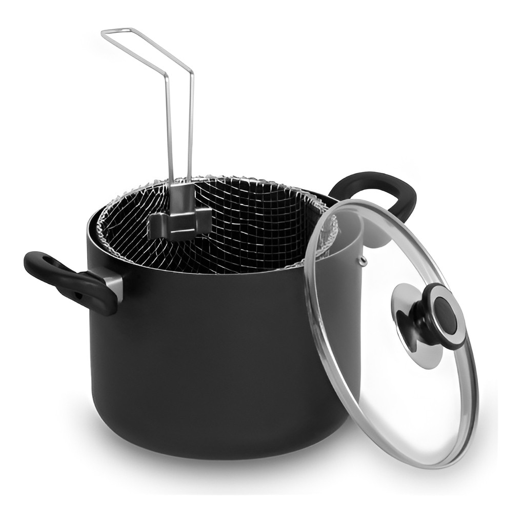 Fritadeira Teflon 4,5 L C/ Grelha Eirilar