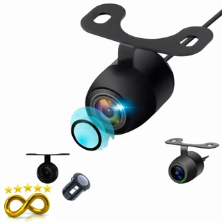 Câmera de Ré Veicular Universal HD À Prova d’Água com Cabo RCA Fácil Instalação