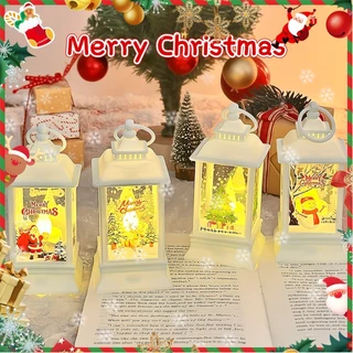 Enfeites de natal KIT 4 Lanternas de Natal de Quatro Pontas Decoração de Natal
