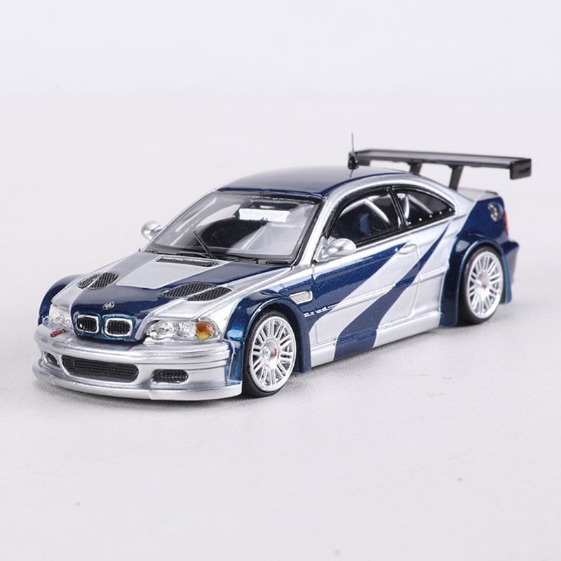 Modelo De Carro Fundido De Grau Coletor MJ 1 : 64 BMW M3 GTR E46 Versão De Capa Aberta Liga Recomendação De Presente De 