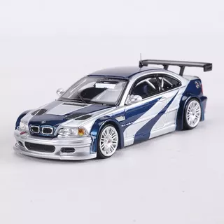 Modelo De Carro Fundido De Grau Coletor MJ 1 : 64 BMW M3 GTR E46 Versão De Capa Aberta Liga Recomendação De Presente De 