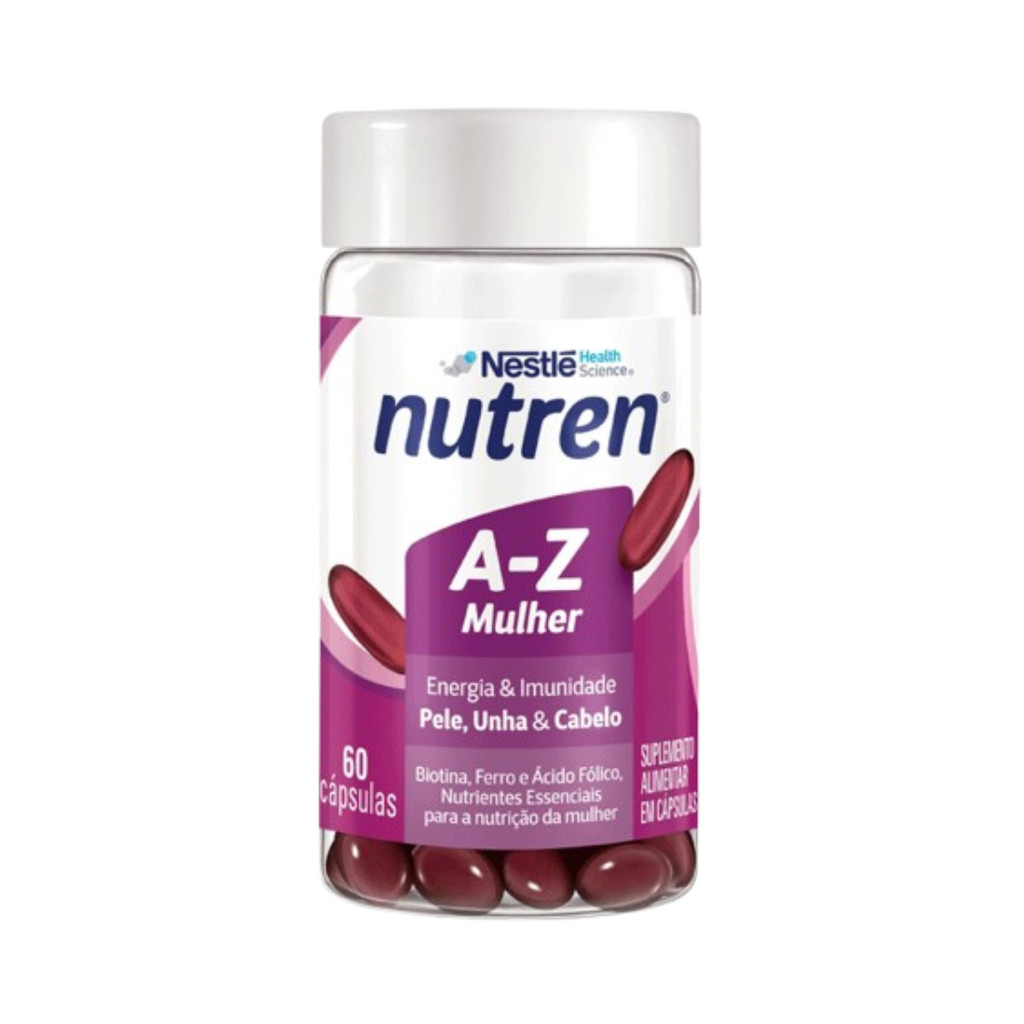Nutren A-Z Mulher Pele Unha Cabelo 60 Cápsulas