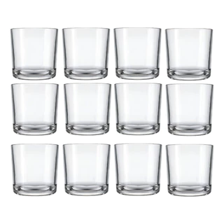Kit Copo Baixo Whisky e Caipirinha Fundo Grosso - Nadir 265ml