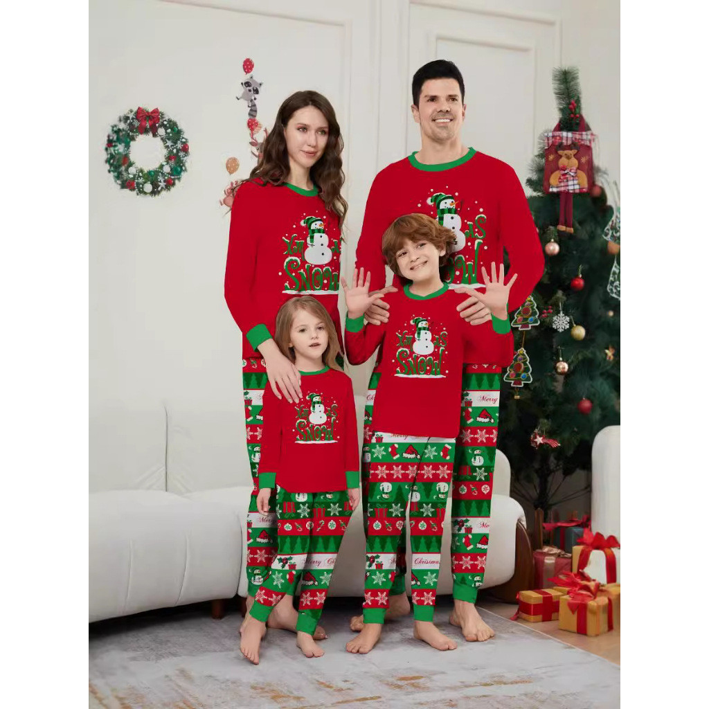 2025 Conjunto de Pijamas de Natal para Casais e Família, Roupas para ...
