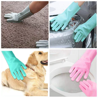 Par De Luva Mágica Lava Louça Silicone Multiuso Cozinha lemon em Oferta na Shopee