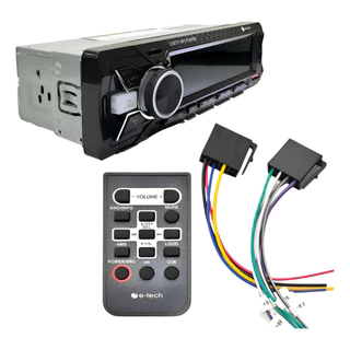 Rádio De Carro Bluetooth Mp3 Usb Sd Controle Remoto Via App