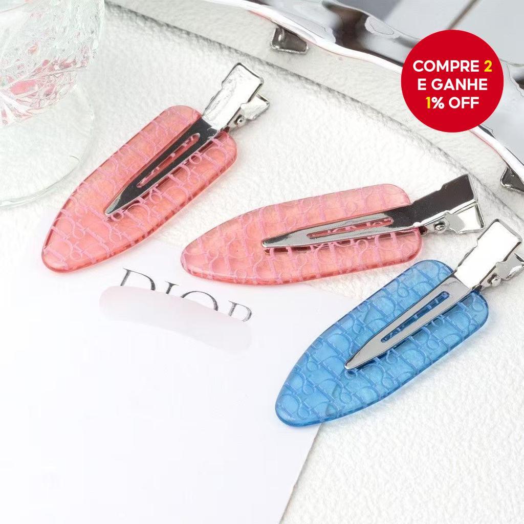 2 peças de presilhas simples e doces sem marcas, para cabelo lateral ...