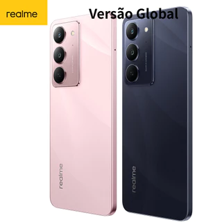 Versão Global Realme C75X 4G Smartphone 8GB Ram 256GB Rom NFC Bateria 5600mAh 45W Fast Charge