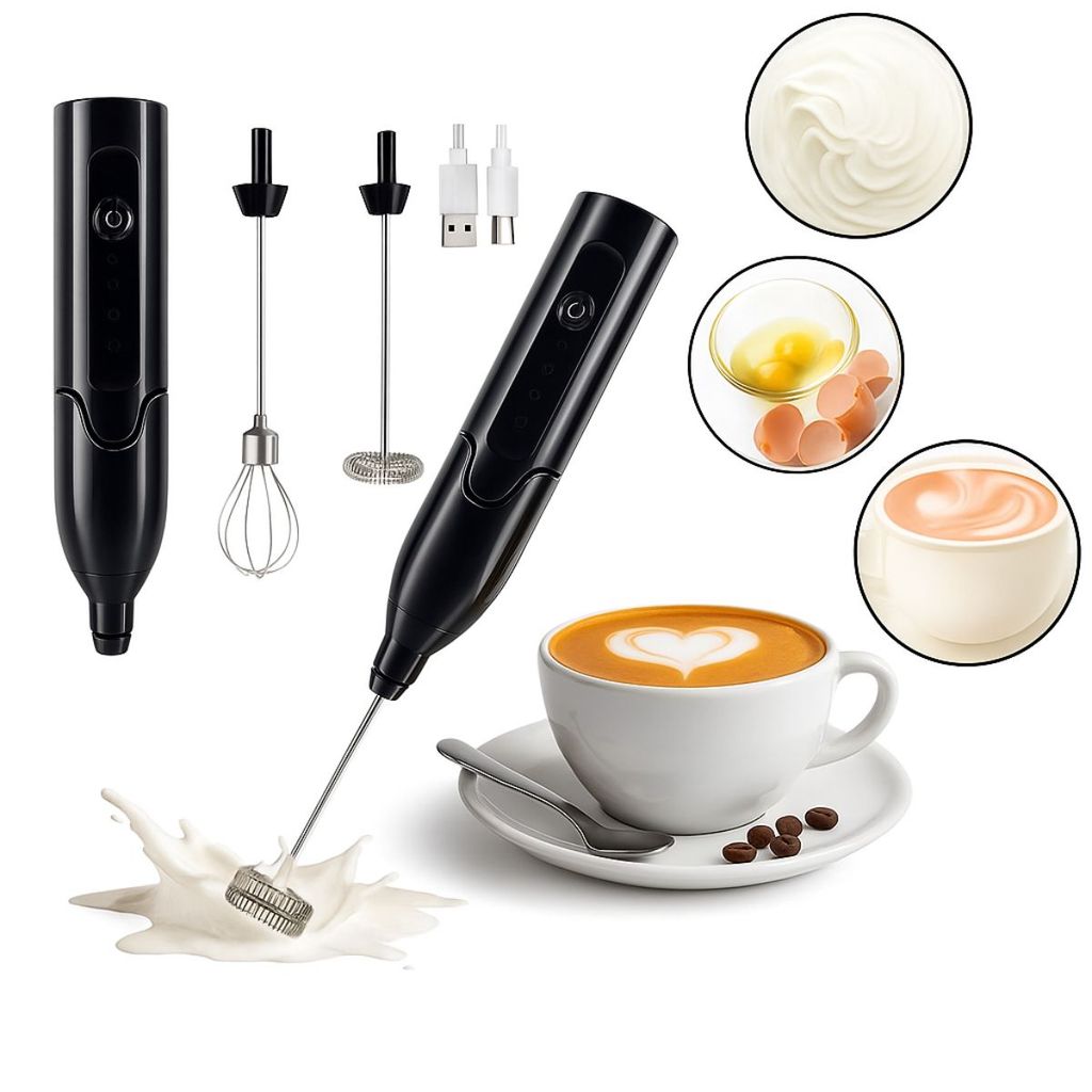 Mini Mixer Misturador Elétrico de Bebidas | Batedor para Caf