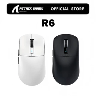 Mouse Para Jogos Sem Fio ATTACK SHARK R6 38G Ultraleve Modo De Viagem PAW3950MAX Sensor 42000 DPI