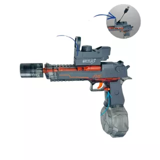 Pistola De Água Elétrica Transparente Desert Eagle