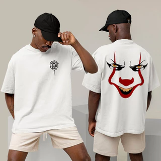 [Camiseta Premium em Algodão Puro]GXG Camiseta Terror It A Coisa Youll Float Too Arte Exclusiva Moda Unissex