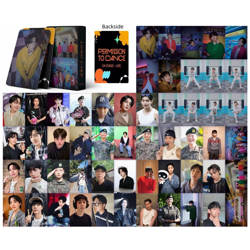 55pcs/box Jin ECHO SUGA Álbum Road To D-Day Photocards V-WINTER