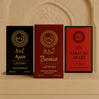Perfumes Árabes 100ml Kit 3 – Fixação Forte e Fragrâncias Envolventes em Oferta na Shopee