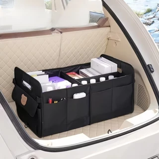 Organizador Multiuso de Carro Dobrável – Ideal para Porta-Malas, Viagens e Compras em Oferta na Shopee