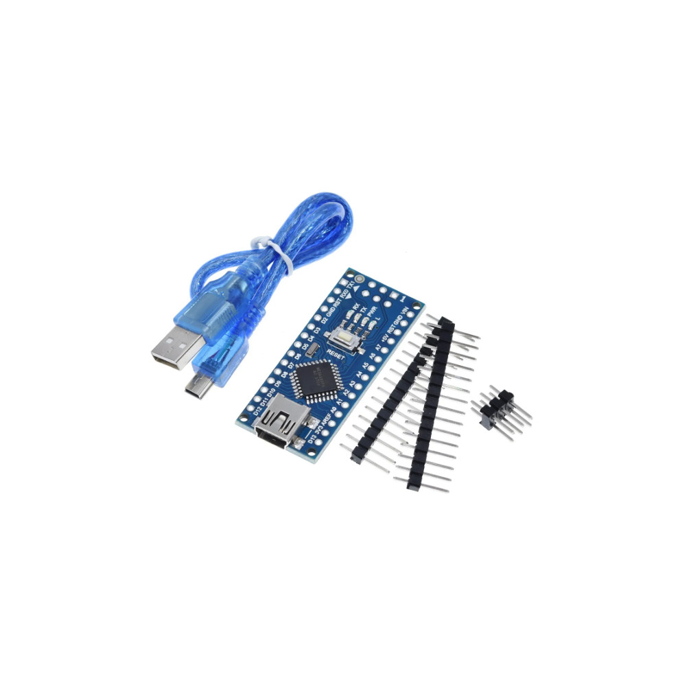 Placa Arduino Nano Conector V3 Pino Não Soldado Atmega168 | Shopee Brasil