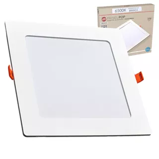 Luminaria de Teto Painel Plafon 30w Branco Frio 6500K Bivolt 127v 220v Avant em Oferta na Shopee