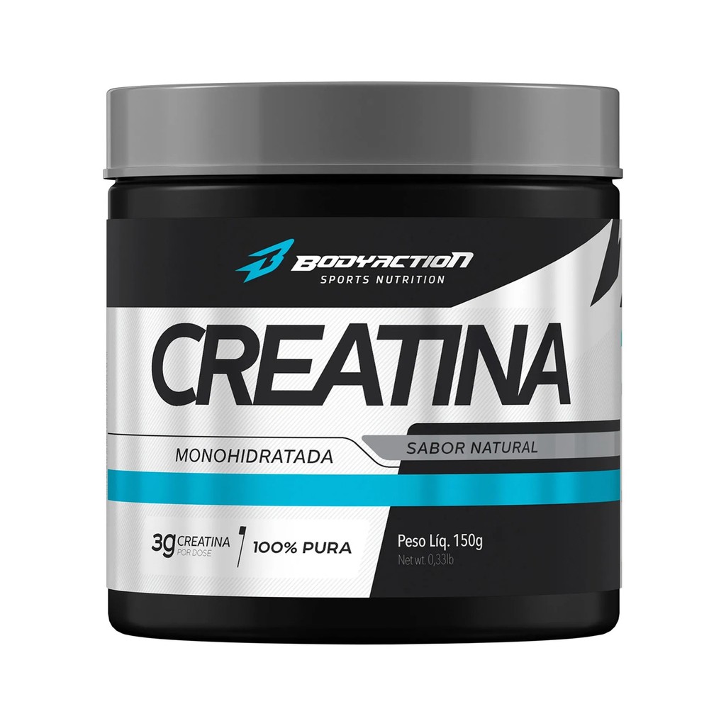 Creatina Body Action 100% Pura 150g | Monohidratada, Alta Qualidade e ...