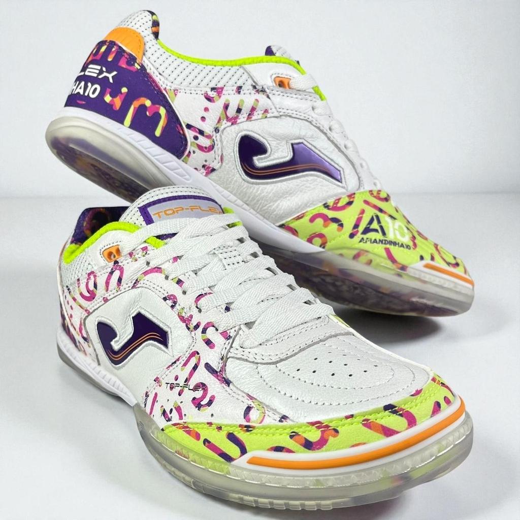 Chuteira Futsal Joma Top Flex Amandinha 10 Original Couro