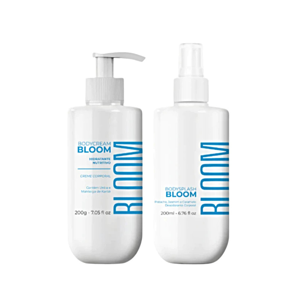 Kit Bloom Body Splash 200ml+ Body Cream 200g | Shopee Brasil