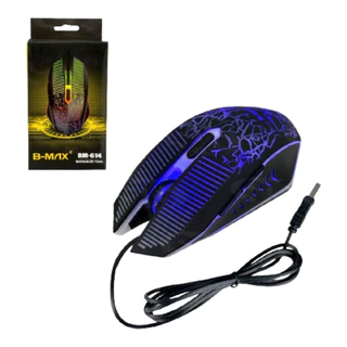 Mouse Gamer 1200 até 3600 DPI Com Led USB B-Max BM-614