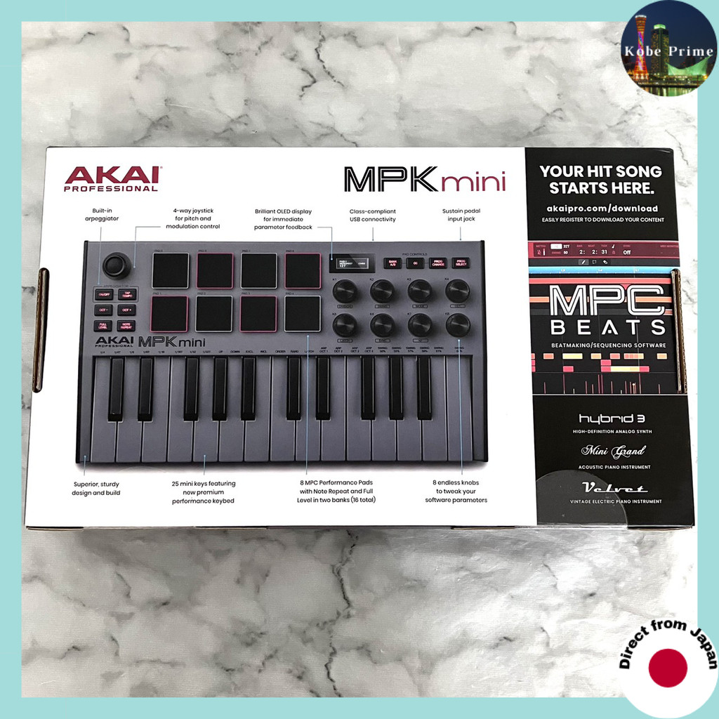 Akai Professional MPK Mini MK3 MIDI Keyboard Controller with Sound