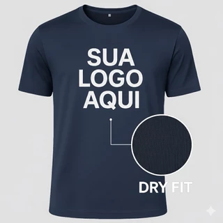 Camiseta DryFit Personalizada Com Sua Arte Estampa Grande Para Academia