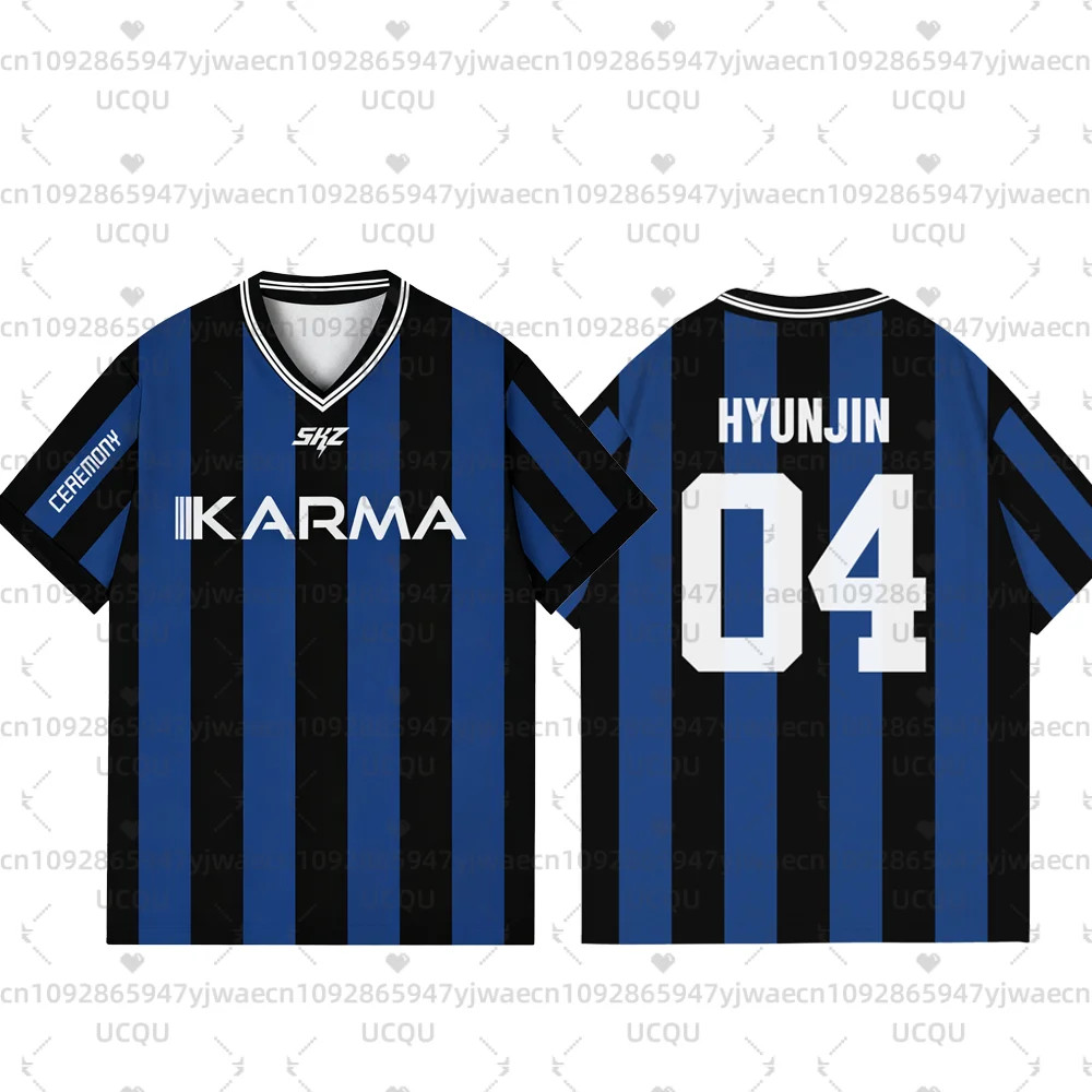 Camiseta Kpop Stay Karma , Felix Bangchan Hyunjin , Estilo