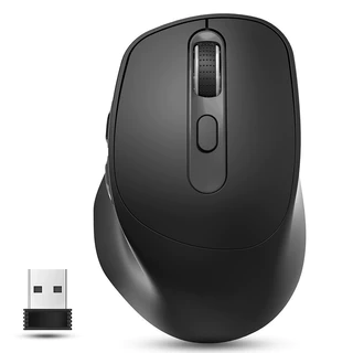 Mouse Sem Fio 2.4G Bluetooth Recarregável 1600DPI