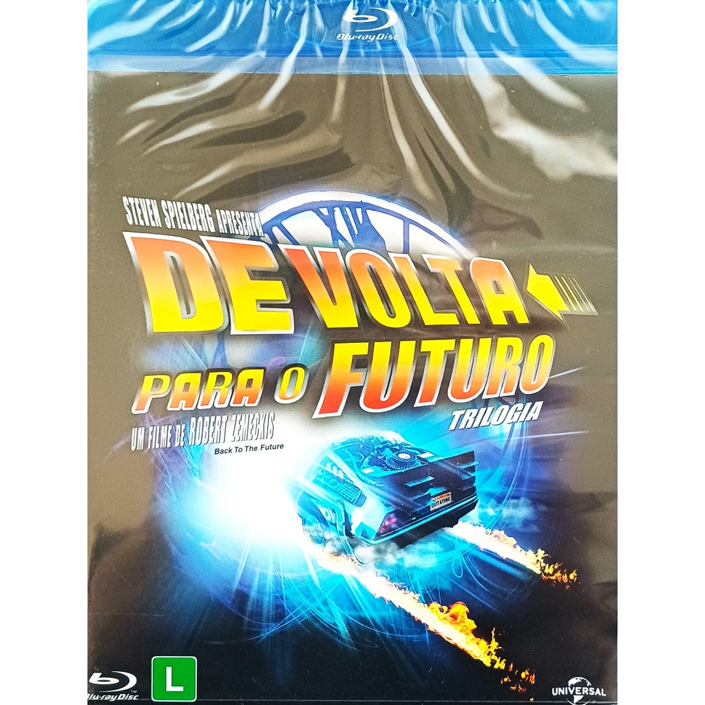 Blu-ray De Volta Para o Futuro (Trilogia Box 3 Discos - Aventura