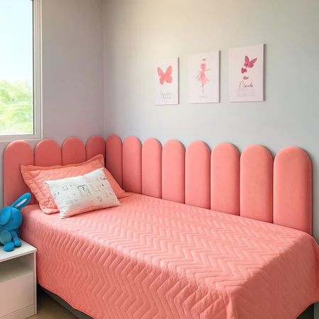 Kit 15 Cabeceiras Nuvem Decoração Estofada Cama Casal Queen King Solteiro - Envio Imediato