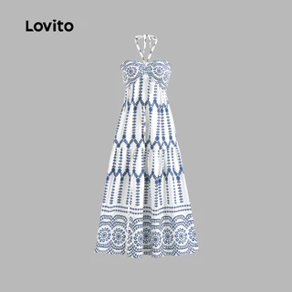 Vestido Lovito Feminino Visual Geométrico na Black Friday 2025 | BuscaProdutos