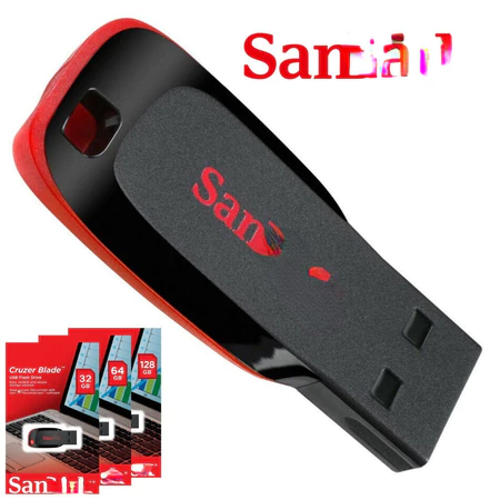 Unidade Flash USB SD CZ50 128GB 256GB 64GB 32GB 16GB 8GB 4GB Pen Drive 2.0 Disco Pendrive Memory Stick