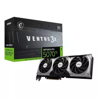 Placa de Vídeo MSI GeForce RTX 5070 Ti 16GB GDDR6 (912-V531-461) em Oferta na Shopee