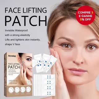 Fita V-Line Face Lift – Invisível , Instant Jowl , 120 Adesivos , Ferramenta De Pele Adequada Para Maquiagem