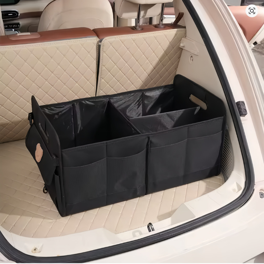 Caixa Organizadora Dobrável para Porta-Malas – Multiuso, com Bolsos e ...