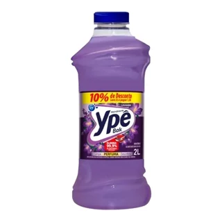 Desinfetante Ypê Bak Lavanda 2 Litros - Embalagem com 6 Unidades em Oferta na Shopee