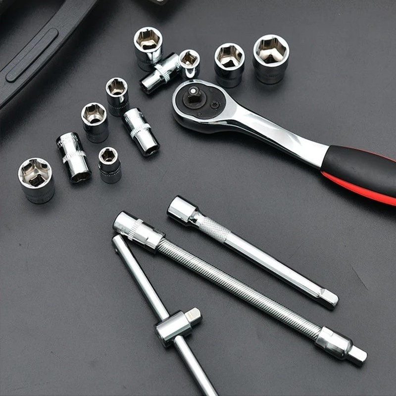 Kit 46 Chave Catraca Jogo De Soquetes Allen Torx Ferramentas airer