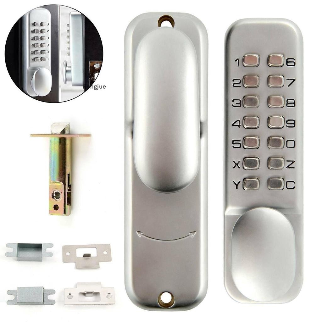 Fengjue Mechanical Digital Door Lock Button Pressure Password Lock Key ...